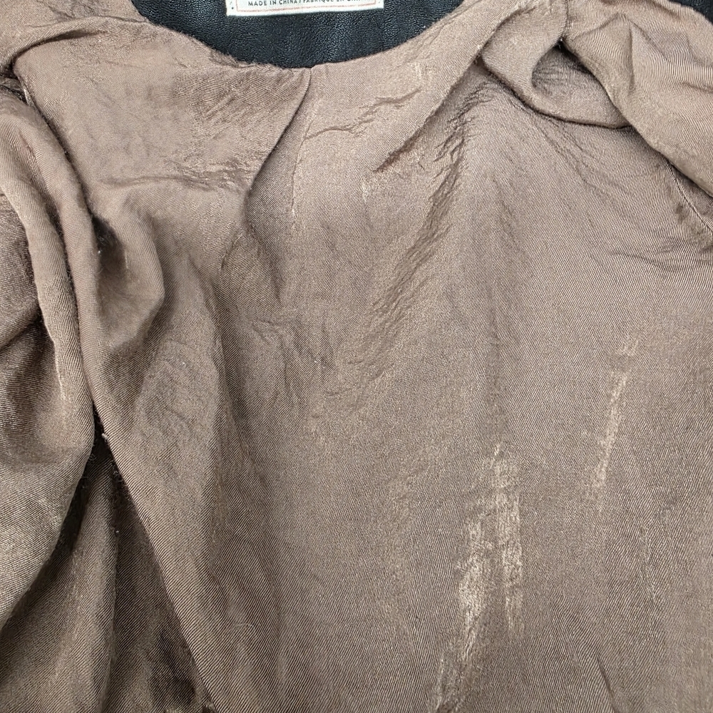 We The Free Charcoal Leather Jacket - Picture 7 of 7